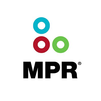Logo with three overlapping circles in blue, red, and green, above the bold black letters MPR on a white background, representing our Clockwork custom software solutions.