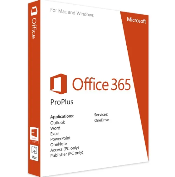 Microsoft Office 365 Personal (PC, Mac) - 1 Device 1 Year - Microsoft Key - EUROPE